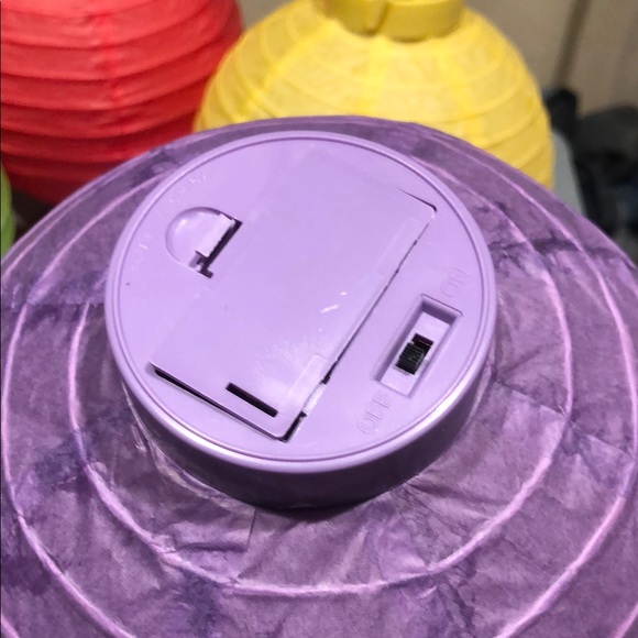 Colorful Paper Lantern Set lot of 11 - Picture 3 of 7